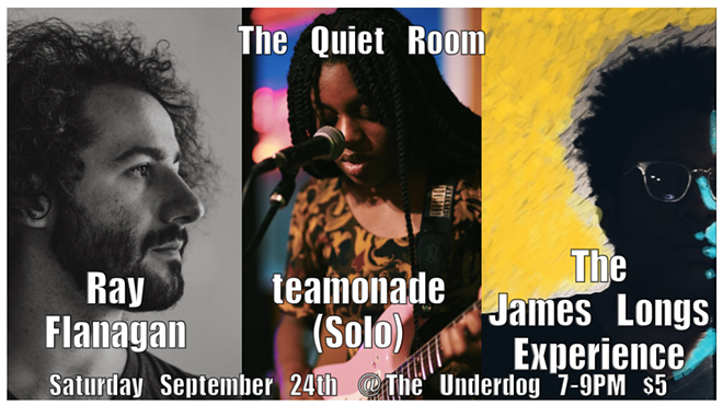 The Quiet Room Presents: Ray Flanagan, teamonade (solo), and The James Longs Experience