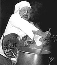 The Sauce Boss sings the blues and cooks the - gumbo.