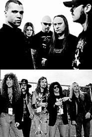 The Swedish group Entombed (top) and Chicago's - Trouble are just two of this weekend's heavy hitters.
