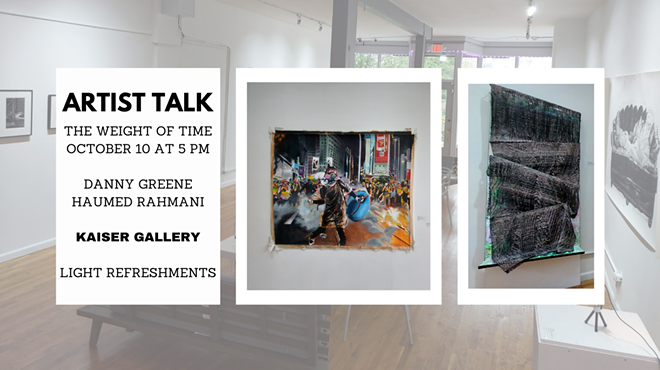 Image: The Weight of Time: Closing Reception & Artist Talk