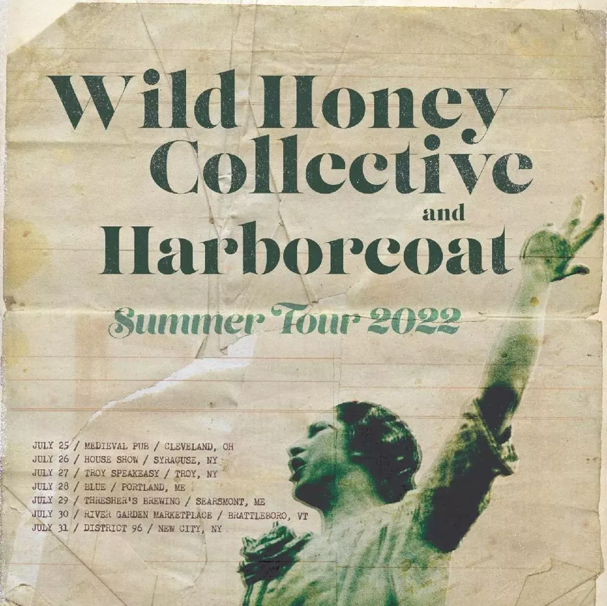Wild Honey Collective Tour Poster