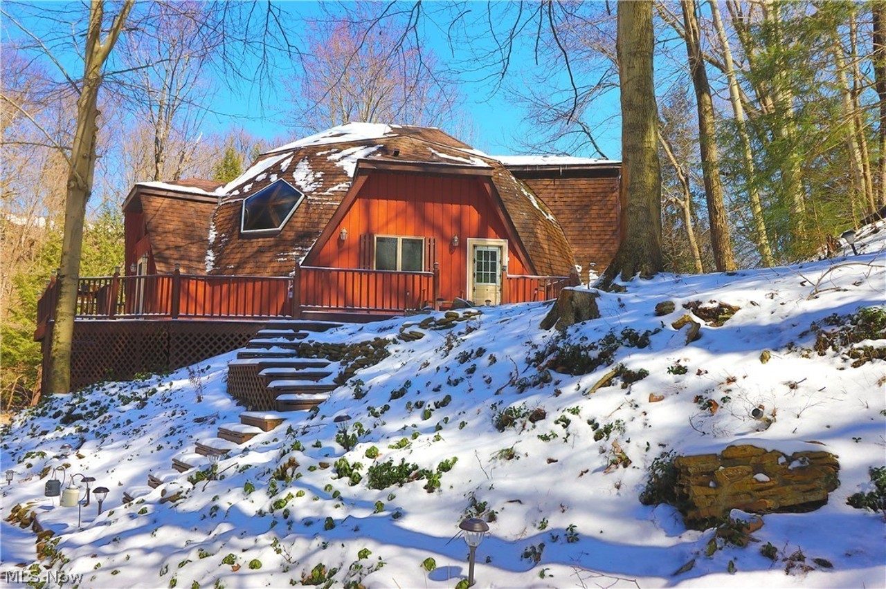 This Lake County Dome Home Is For Sale For $625,000 And Sits On 17 Acres With Three Waterfalls
