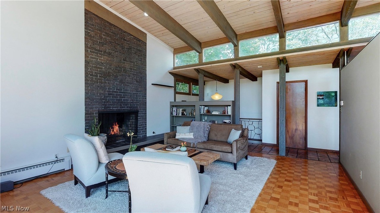 This Mid-Century Chagrin Falls Home, On The Market For $630,000, Is Nestled In Nature