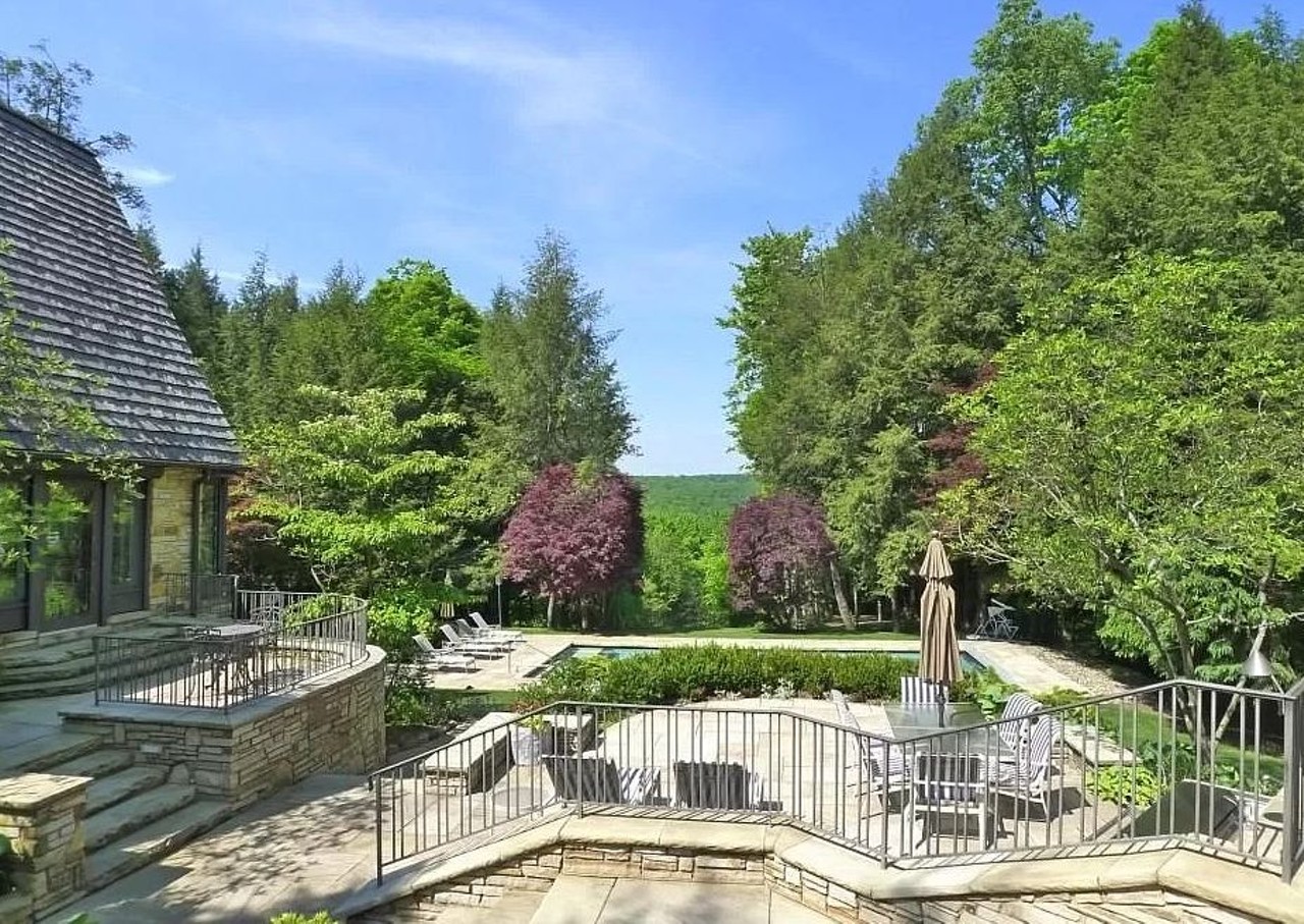 This Sprawling, Secluded English Country Manor in Gates Mills, With Indoor and Outdoor Pools, is the Escape We All Deserve