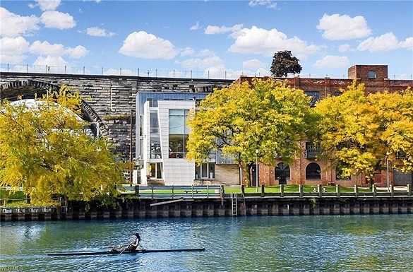 This Stunning Riverside House in the Flats Has All the Cleveland Views