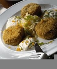 Those crab cakes will take your breath away -- if you don't inhale them first. - Walter  Novak