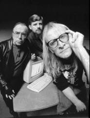 Three men and a maybe, from left: Tom Braidwood, - Bruce Harwood and Dean Haglund are The Lone Gunmen.