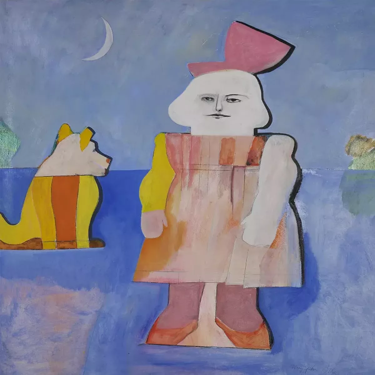 Untitled, 1976, Oil on canvas,  48 x 49 inches
