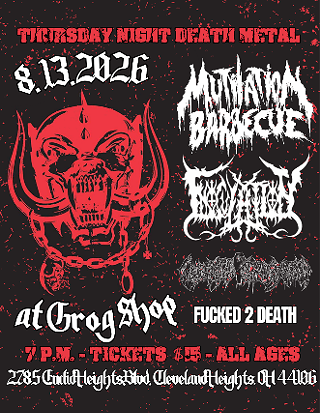 Image: Thursday Night Death Metal w / Mutilation Barbecue / Inoculaction / Casket Splinter / Fucked 2 Death