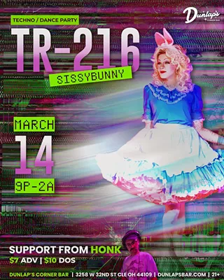 TR-216 Presents SissyBunny: A Monthly Queer Dance Party