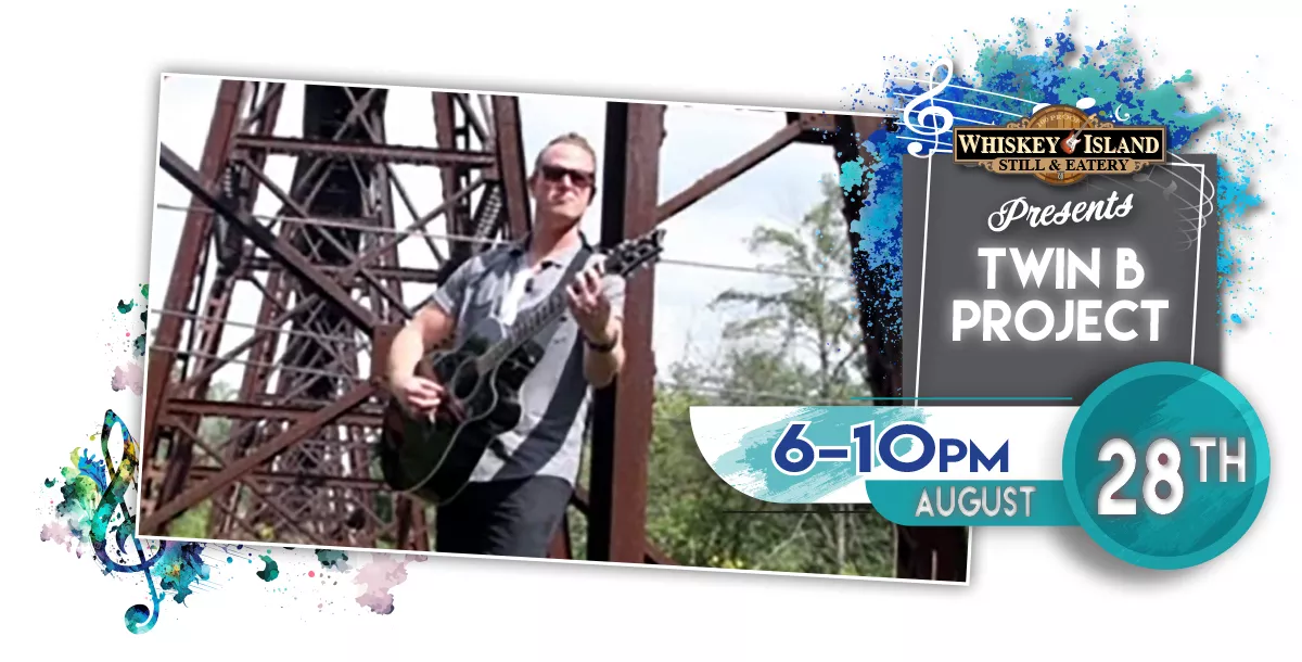 Twin B Project LIVE @ Whiskey Island August 28th!