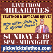 Mike Polk Jr. to Host Tonight's Online Fundraiser for Hilarities