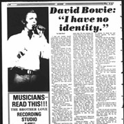 Rewind: 44 Years Ago This Week, Scene Interviewed David Bowie