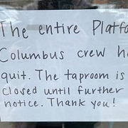 Platform Beer's Entire Columbus Taproom Staff Quits Citing Safety Concerns