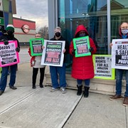 Bad Birthday to Bezos: Rally at Local Whole Foods Denounces Amazon's Union Busting