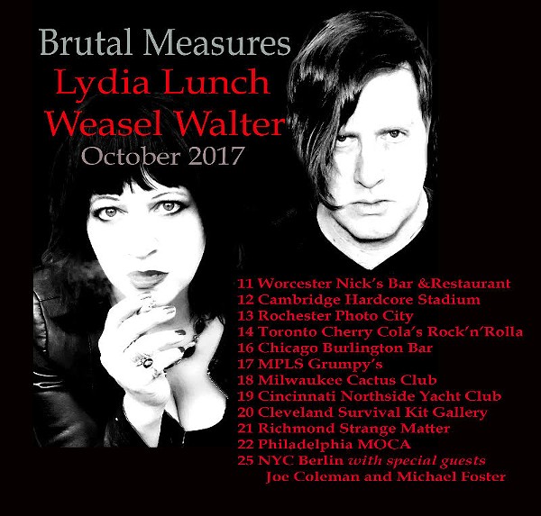 No Wave Icon Lydia Lunch to Perform at Survival Kit Art Gallery