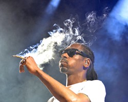Snoop Dogg, captured in Cleveland. - JOE KLEON