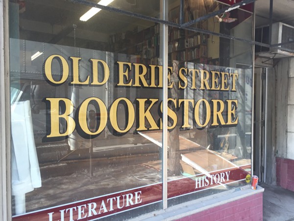 Movers Actively Clearing out Old Erie Street Bookstore Downtown (2)