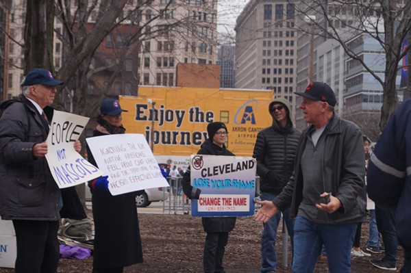 The Pro-Chief Wahoo Rally Was a Couple of Dudes Standing Around for a Minute (4)