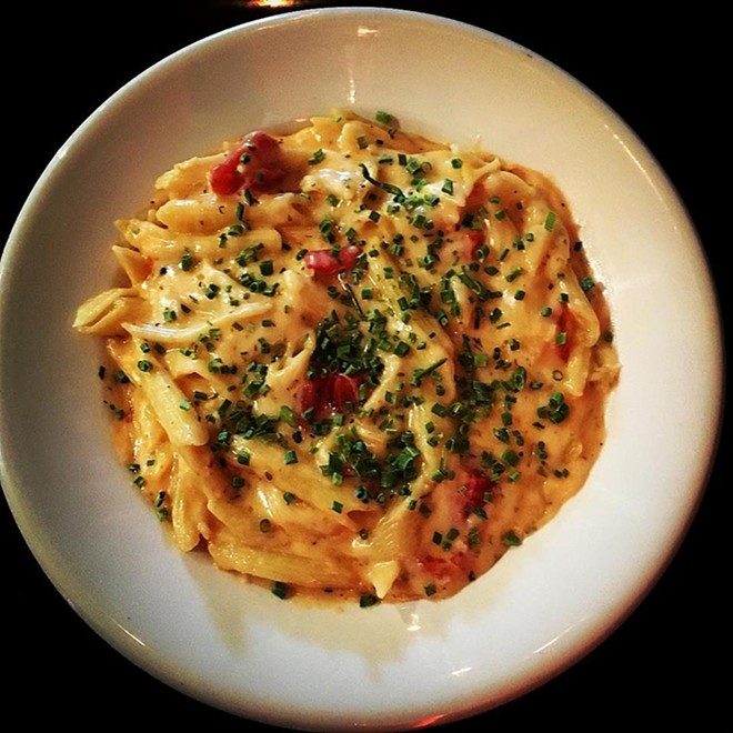 Mad Mac's Italian three-cheese pasta