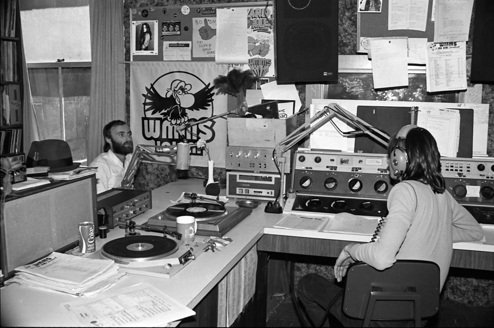 Phil Collins at WMMS in 1980. - PHOTO BY JANET MACOSKA
