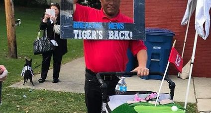 LakewoodAlive Acknowledges That Dude in Black-Face Tiger Woods Costume Shouldn't Have Been Allowed in Spooky Pooch Parade
