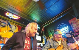 Joe Walsh (left) and Glenn Schwartz jamming in Nashville. - Bobby Southall