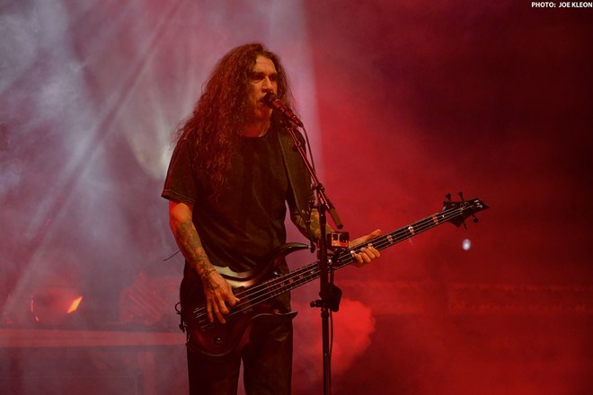 Slayer performing at Blossom. - JOE KLEON