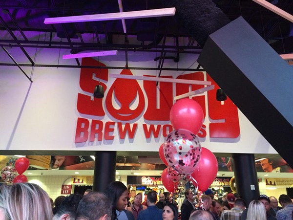 Huge Saucy Brew Works Bar Now Open at the Q
