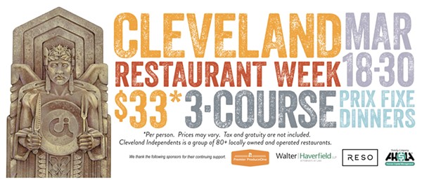 Cleveland Independents Restaurant Week Runs March 18-30