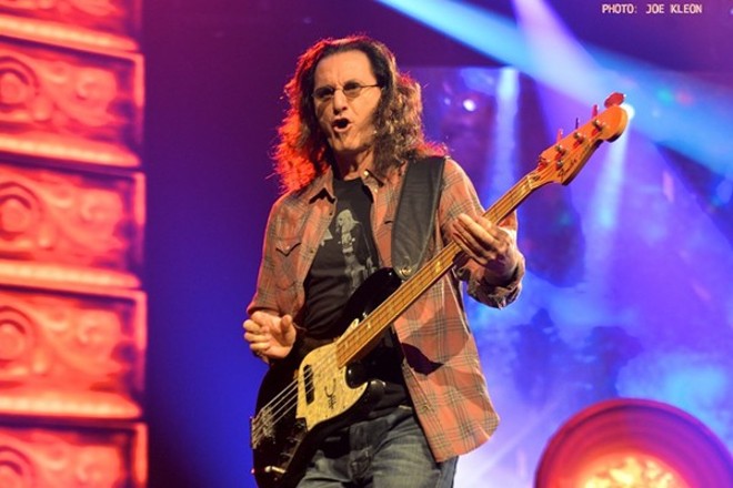 Rush performing at Nationwide Arena in Columbus in 2015. - Joe Kleon
