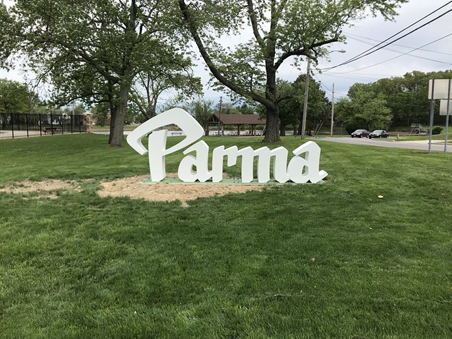 Parma Copies Cleveland, Gets Its Own Script Sign