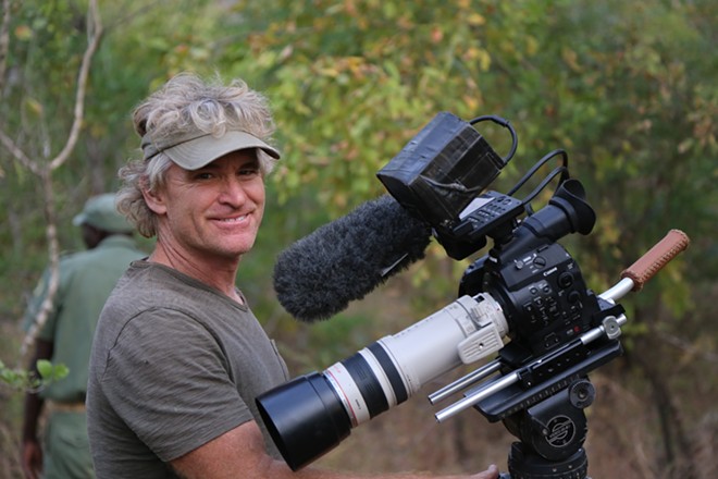 Wildlife filmmaker Bob Poole - GINA POOLE