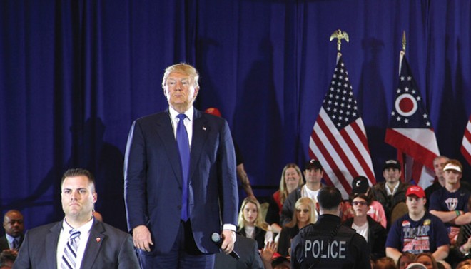Trump Campaign Hasn't Paid Security Invoices for Ohio Rally Last Year, Other Major Campaign Events
