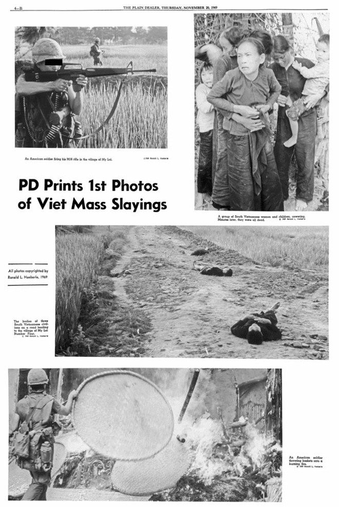 Plain Dealer Published Photos of My Lai Massacre in Vietnam 50 Years Ago Today