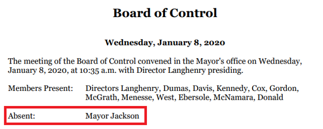 Mayor Frank Jackson Hasn't Attended a Single Weekly Board of Control Meeting Since 2008