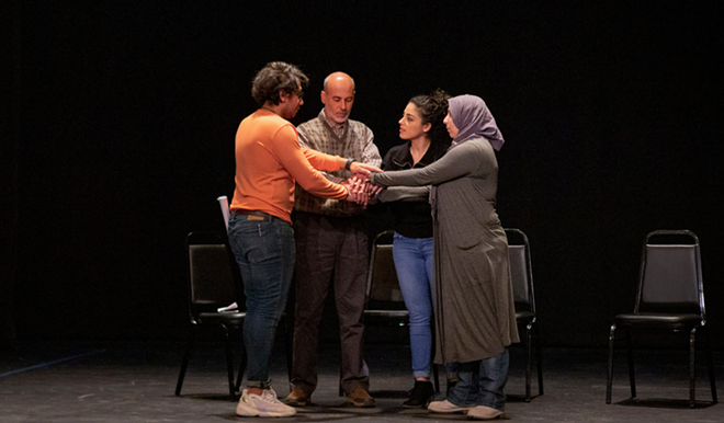 Masrah Cleveland Al-Arabi's Bilingual Production of 'And Then We Met...' at CPT Brings Four Strangers Together on the Path to Mutual Respect