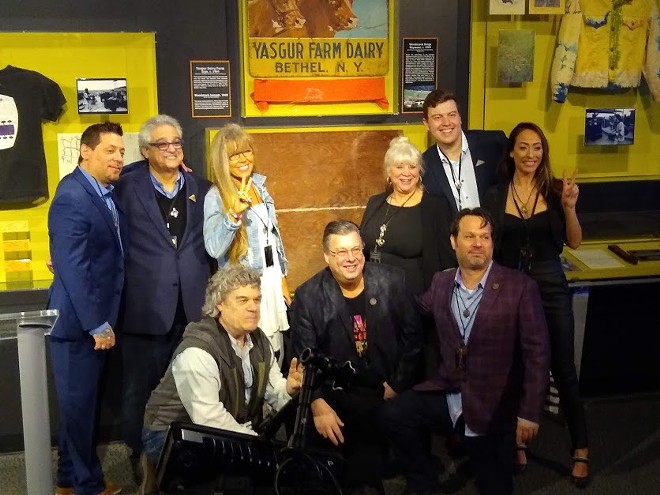 Rock Hall Receives a Chunk of the Original Woodstock Stage During Donation Ceremony