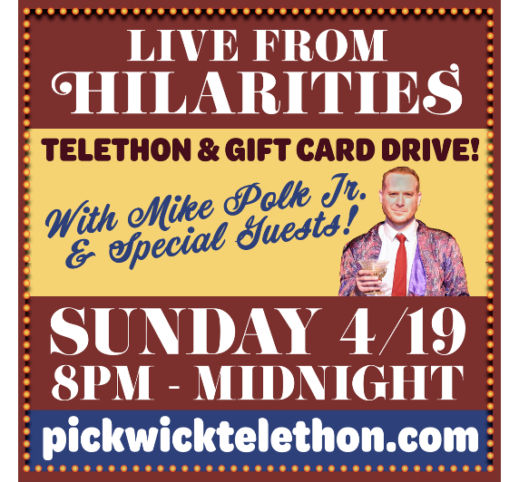 Mike Polk Jr. to Host Tonight's Online Fundraiser for Hilarities