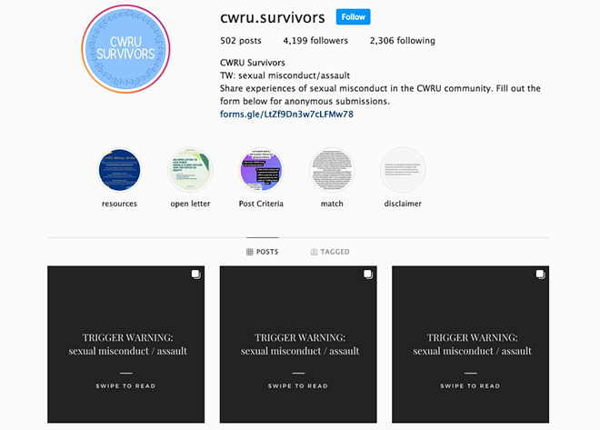 An Instagram Account Is Waging War on Sexual Assault at Case Western Reserve University