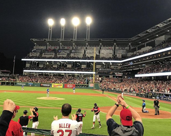 Cleveland Baseball Team Hopes to Welcome Some Fans Back to Progressive Field in April