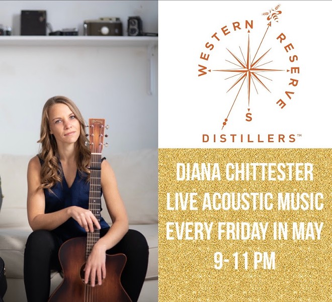 Poster for Diana Chittister's residency at Western Reserve Distillers. - Every Angle Photography