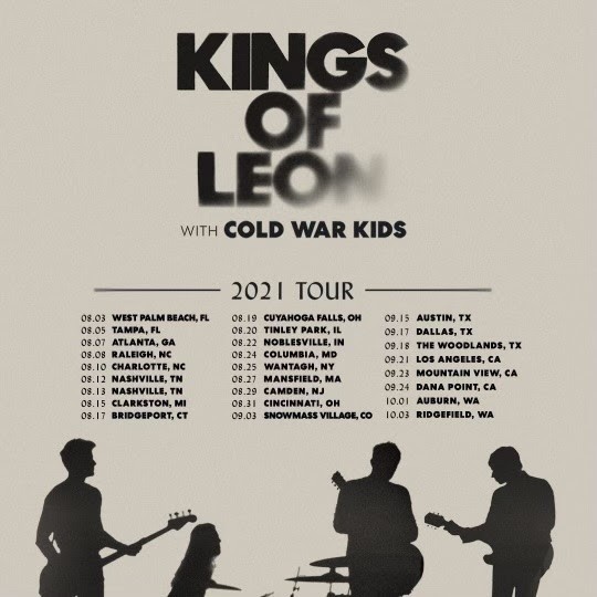 Poster art for Kings of Leon's upcoming tour. - LIVE NATION