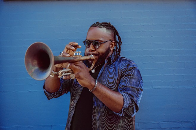 Trumpeter and band leader Marquis Hill. - Courtesy of Tri-C