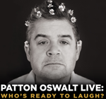 Poster art for Patton Oswalt's tour.