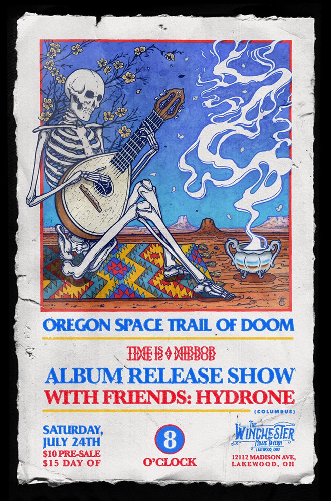 Poster for Oregon Space Trail of Doom's release show. - Courtesy of Oregon Space Trail of Doom