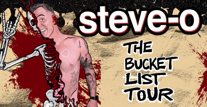 Poster art to Steve-O's upcoming tour. - Courtesy of the Agora