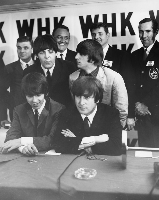 The Beatles at a press conference in Cleveland - CLEVELAND PUBLIC LIBRARY
