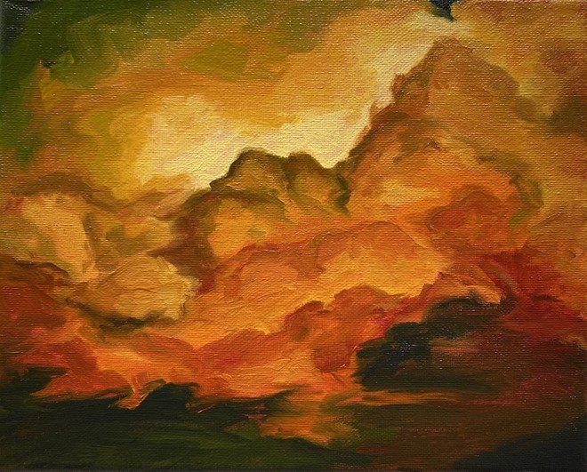 Untitled (Cloud Study) By: Maeve Billings