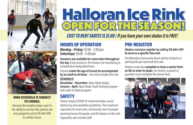 Is the Halloran Ice Skating Rink Open Yet? Yes and No